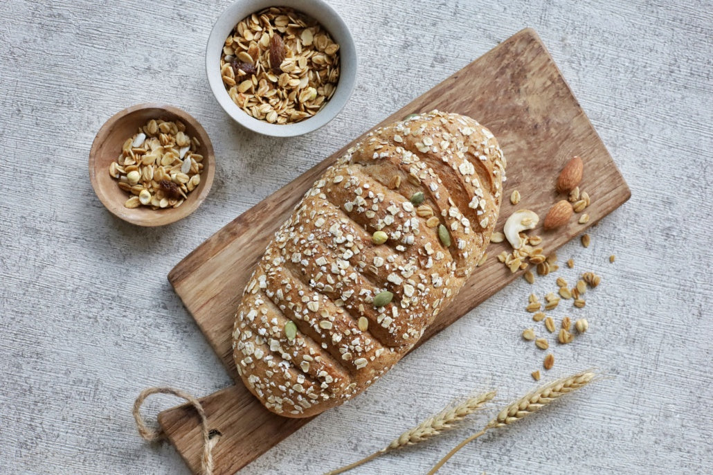 Müslibrot mit Mandel Granola