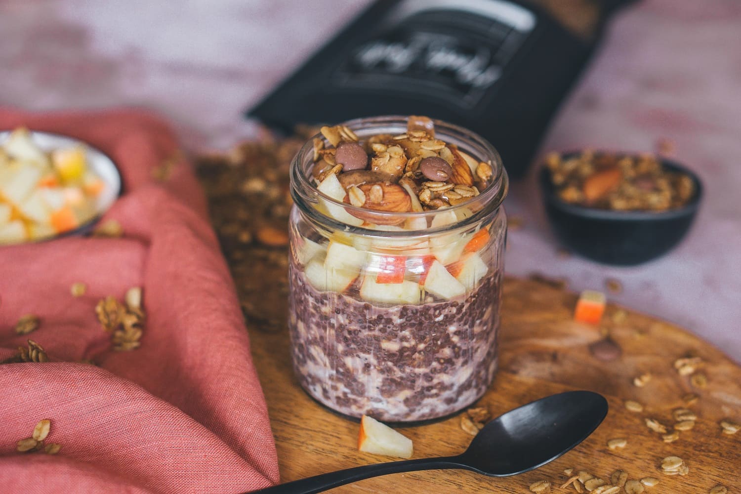 Schoko Vanille Overnight Oats