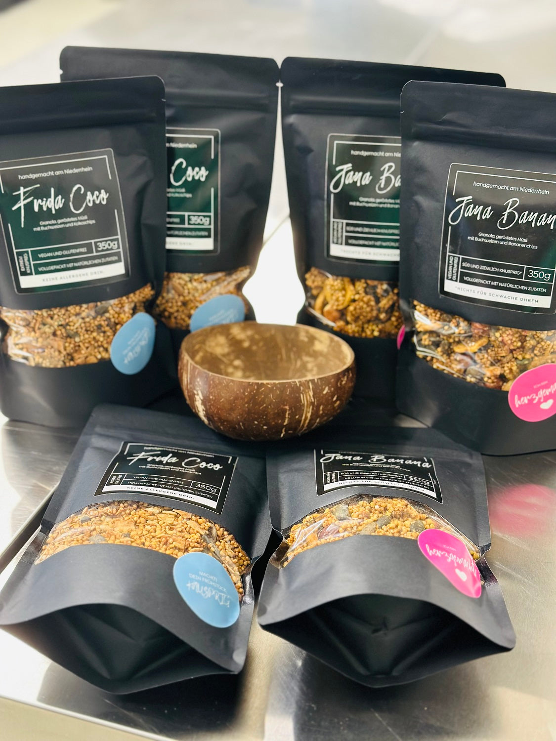 Glutenfreie Granolas