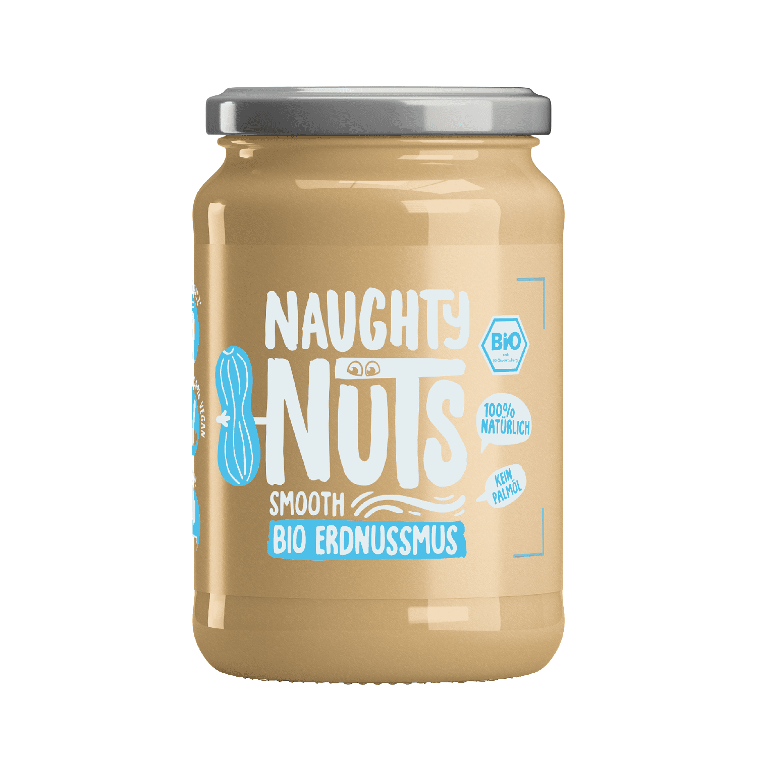 Naughty Nuts Organic Peanut Butter Smooth 500g