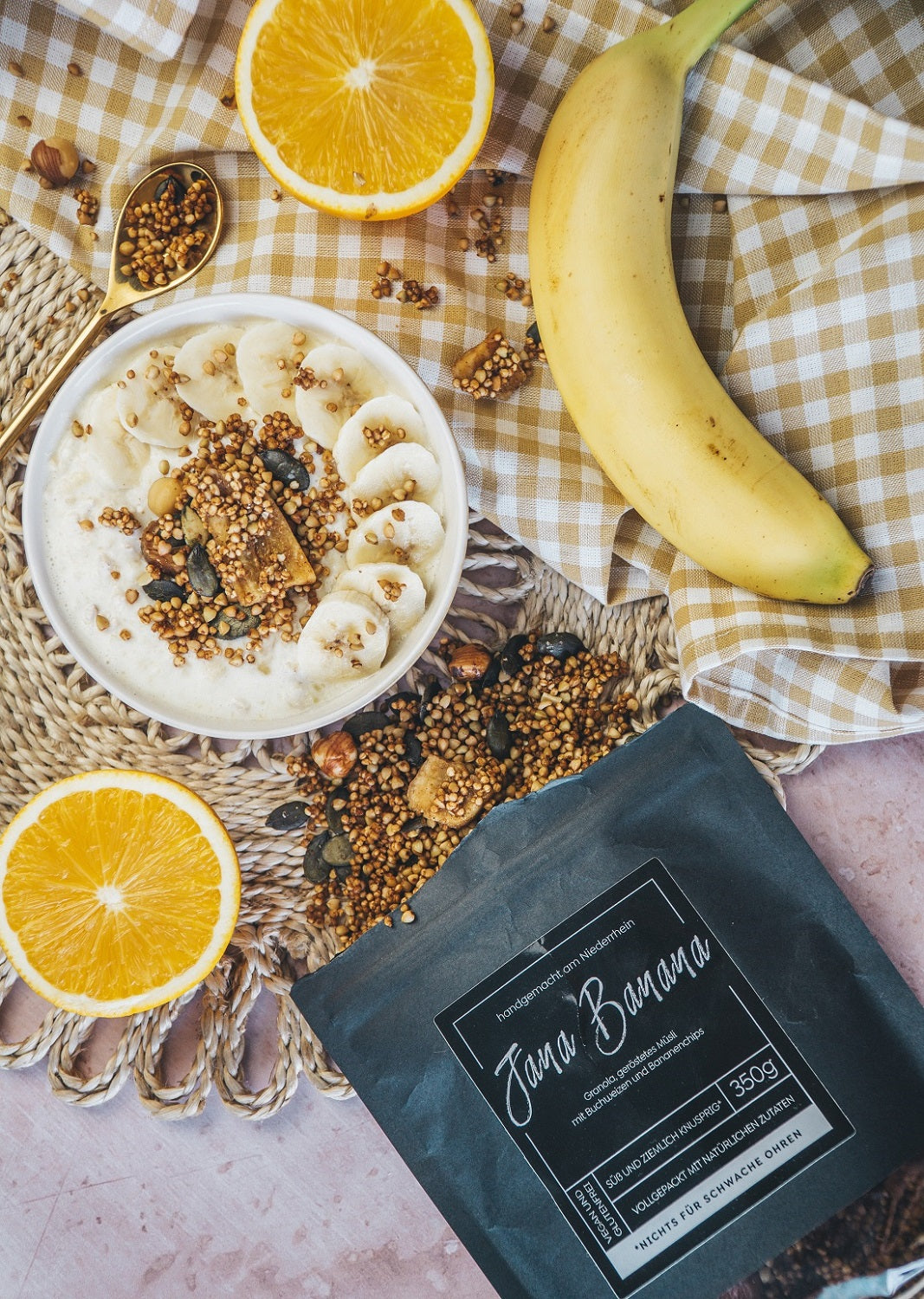 glutenfreies, veganes Granola ohne Industriezucker