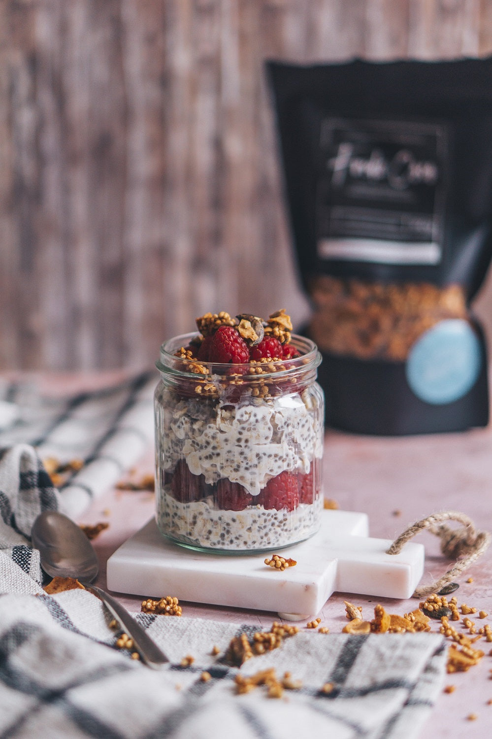 Buchweizen Granola mit Kokos vegan glutenfrei