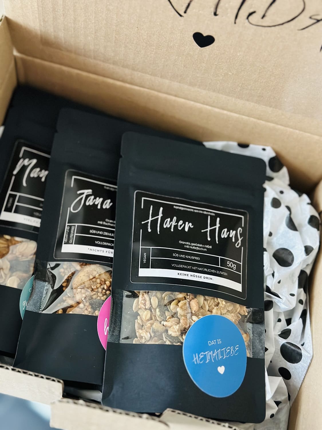 Geburtstags Geschenk Granola