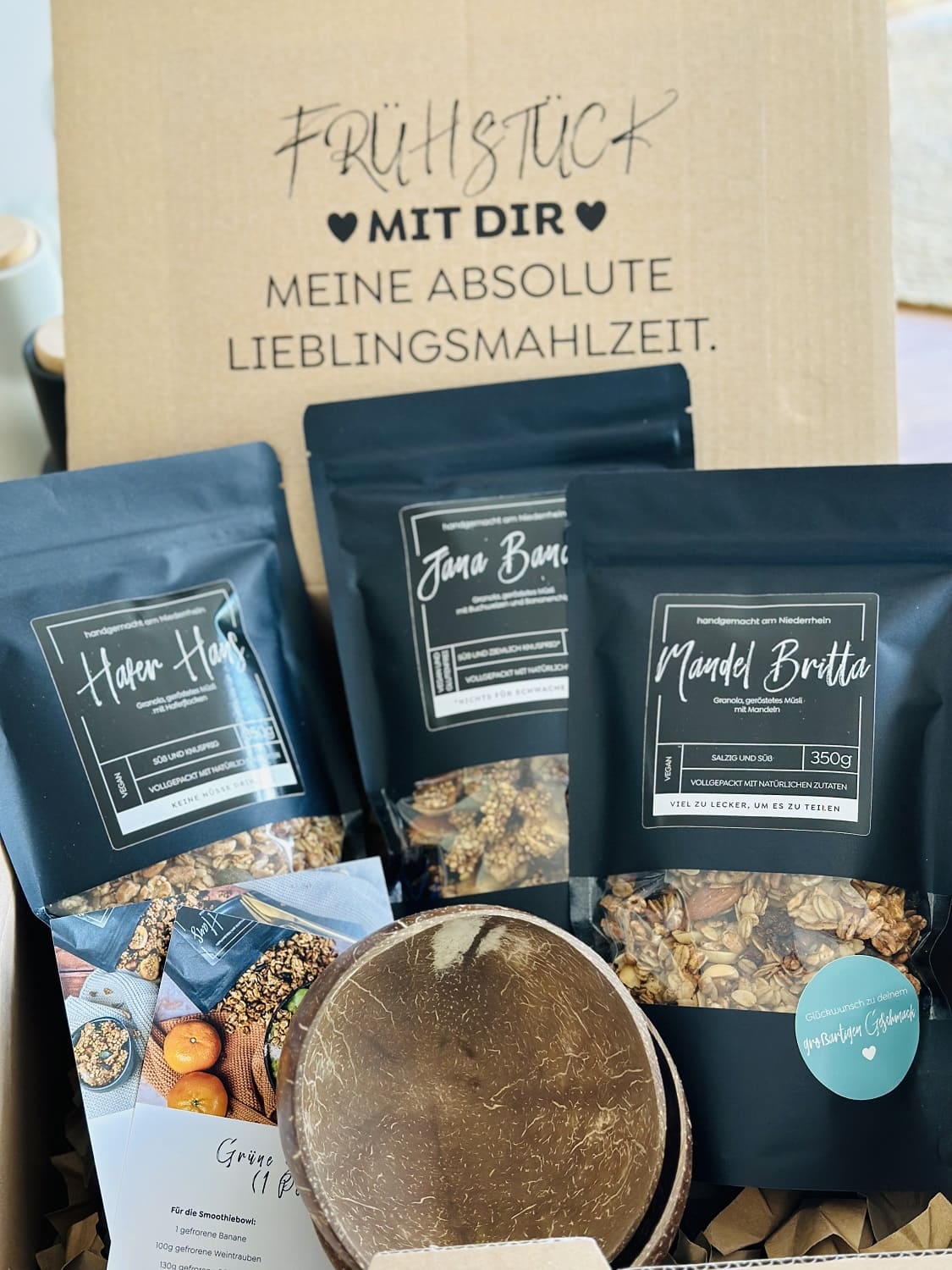 Granola Geschenkbox - FRÜHSTÜCK MIT DIR