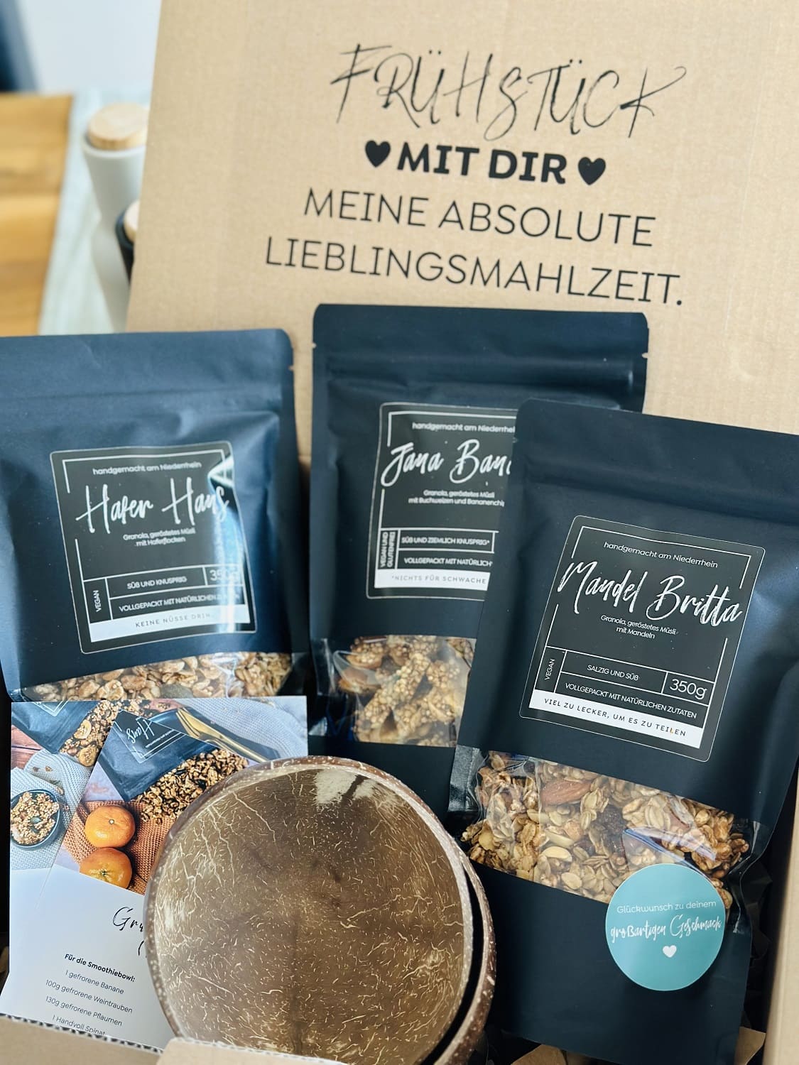 Granola Geschenkebox - FRÜHSTÜCK MIT DIR