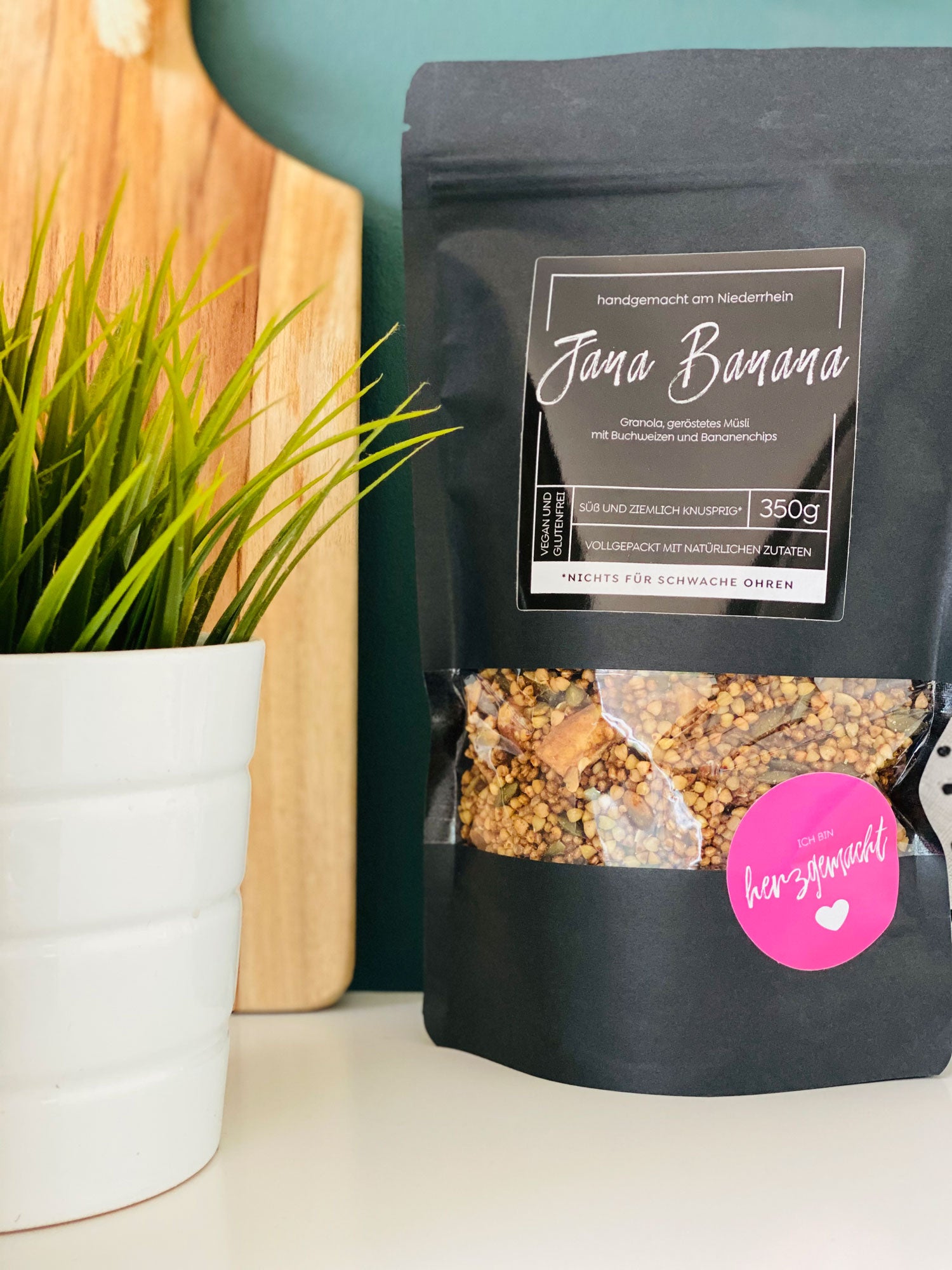 glutenfreies, veganes Granola ohne Industriezucker