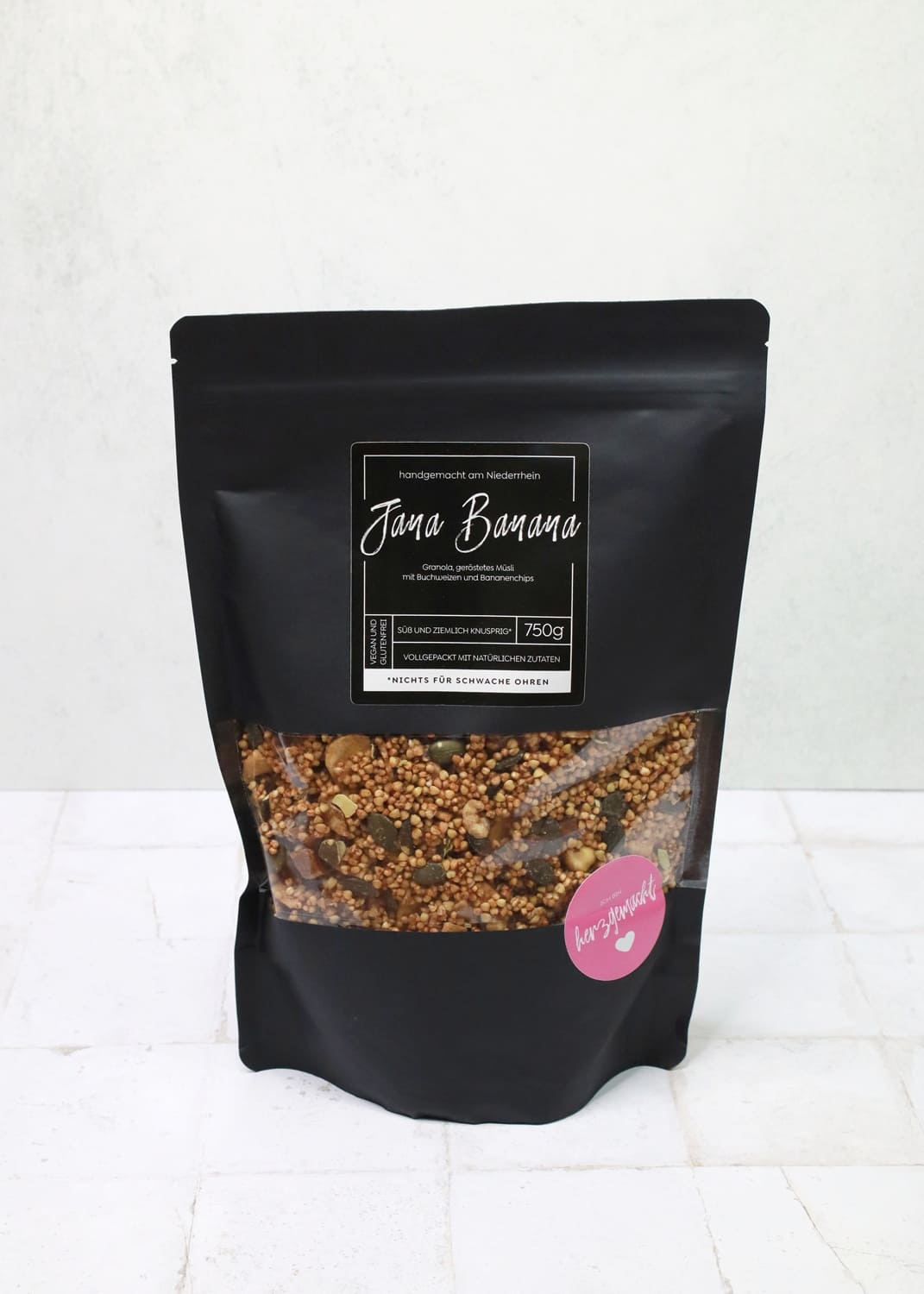 Jana Banana, granola without oats, vegan and gluten-free
