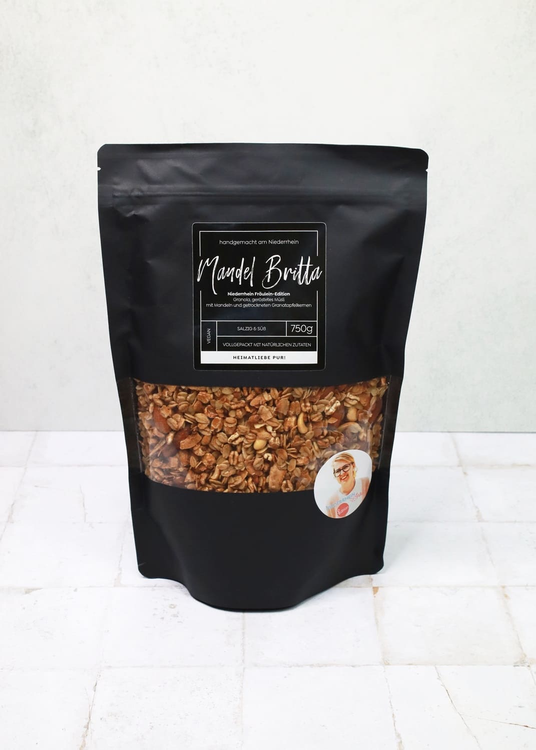 Mandel Britta Granola Niederrhein Fräulein-Edition, vegan