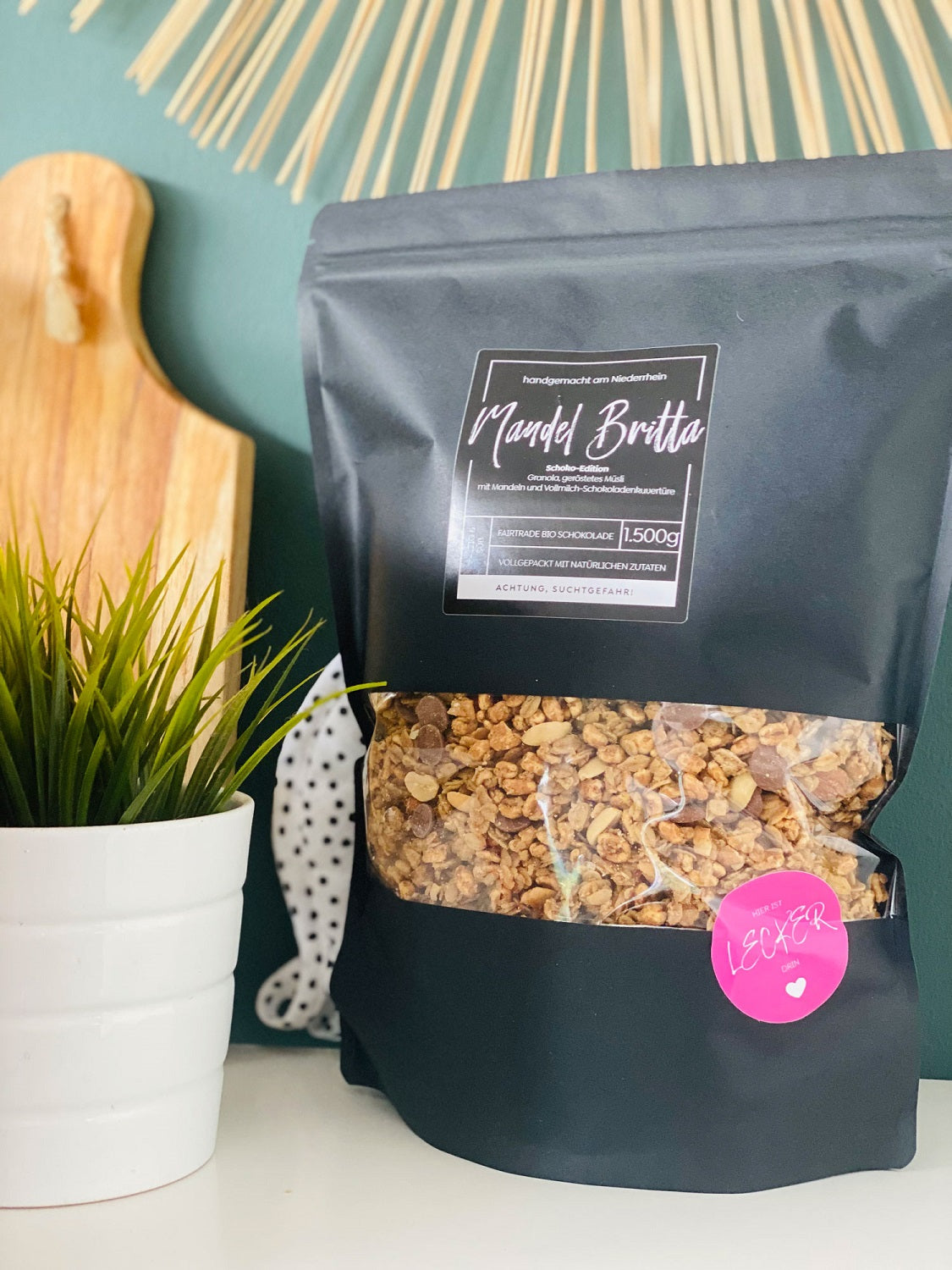 Schoko Granola, handgemacht und extrem knusprig mit natürlichen Zutaten
