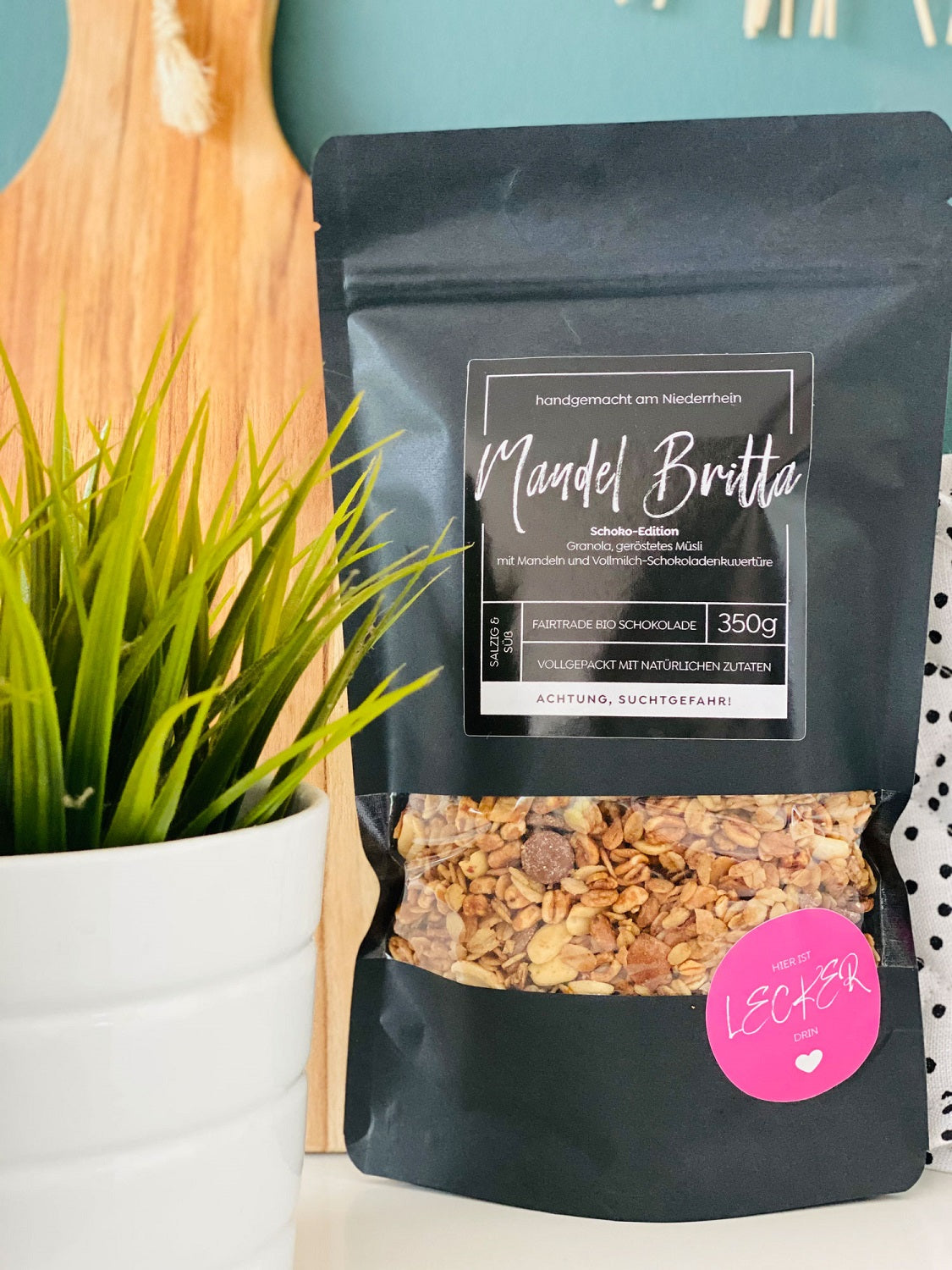 Schoko Granola, handgemacht und extrem knusprig mit natürlichen Zutaten
