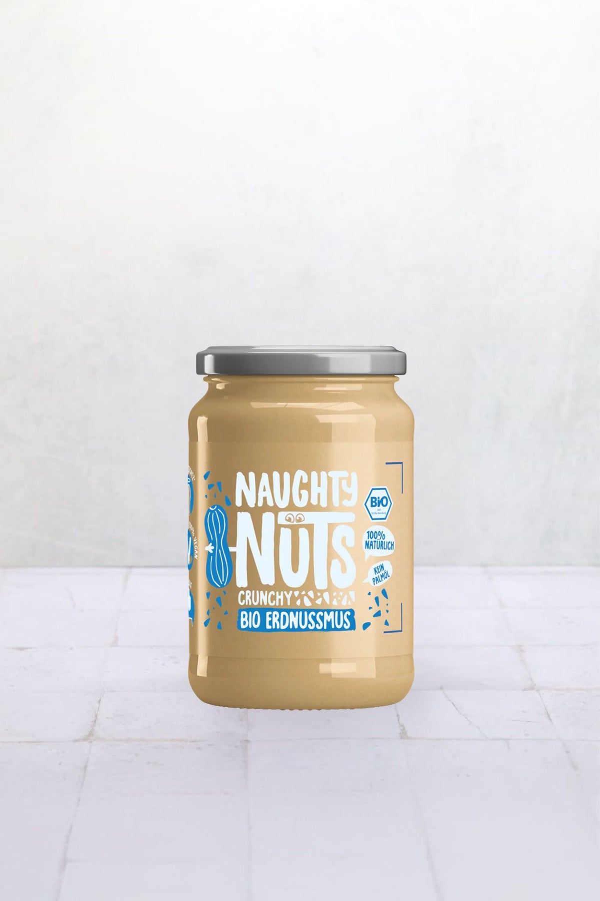 Naughty Nuts Organic Peanut Butter Crunchy 500g