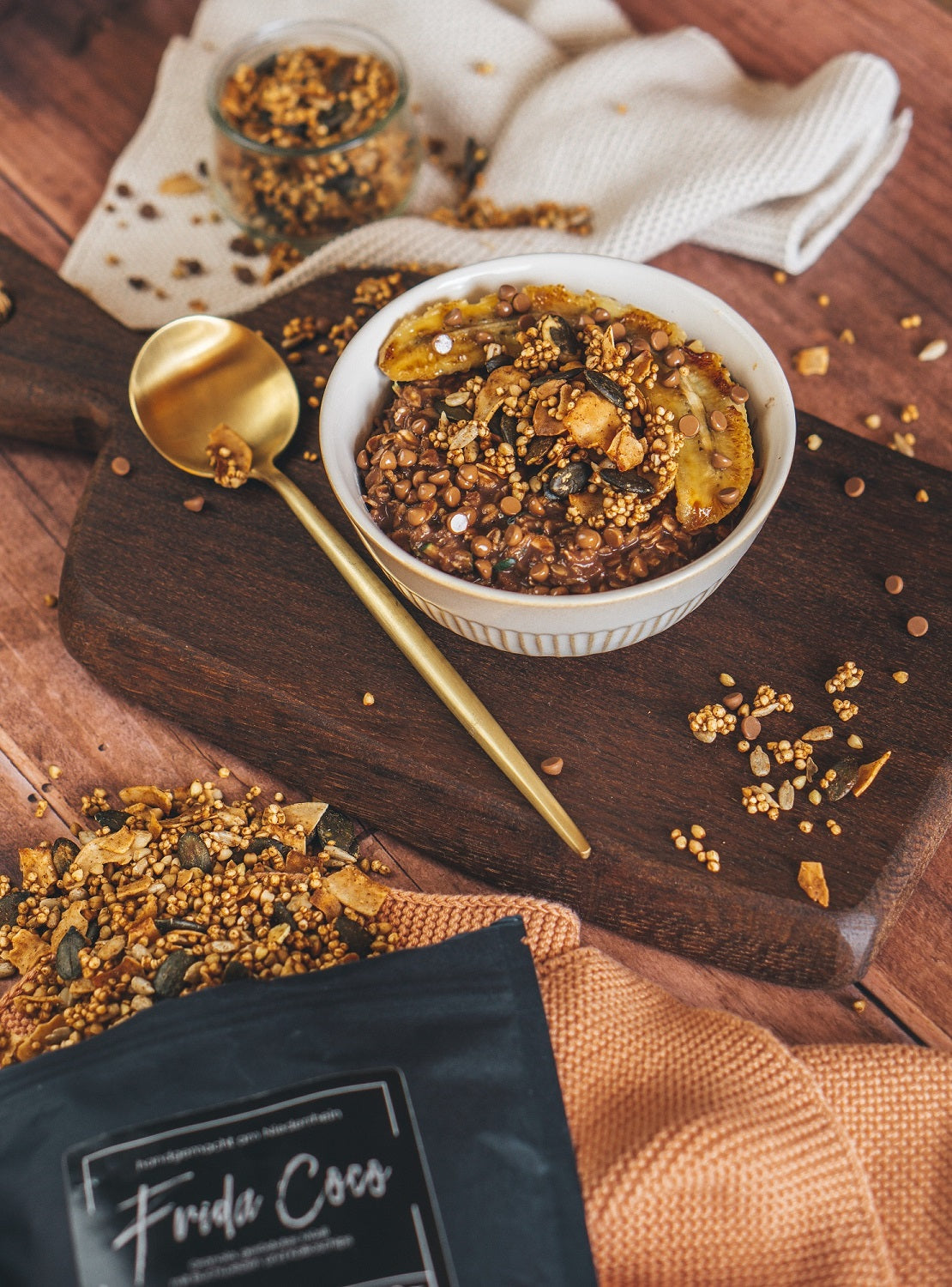 Buchweizen Granola mit Kokos vegan glutenfrei