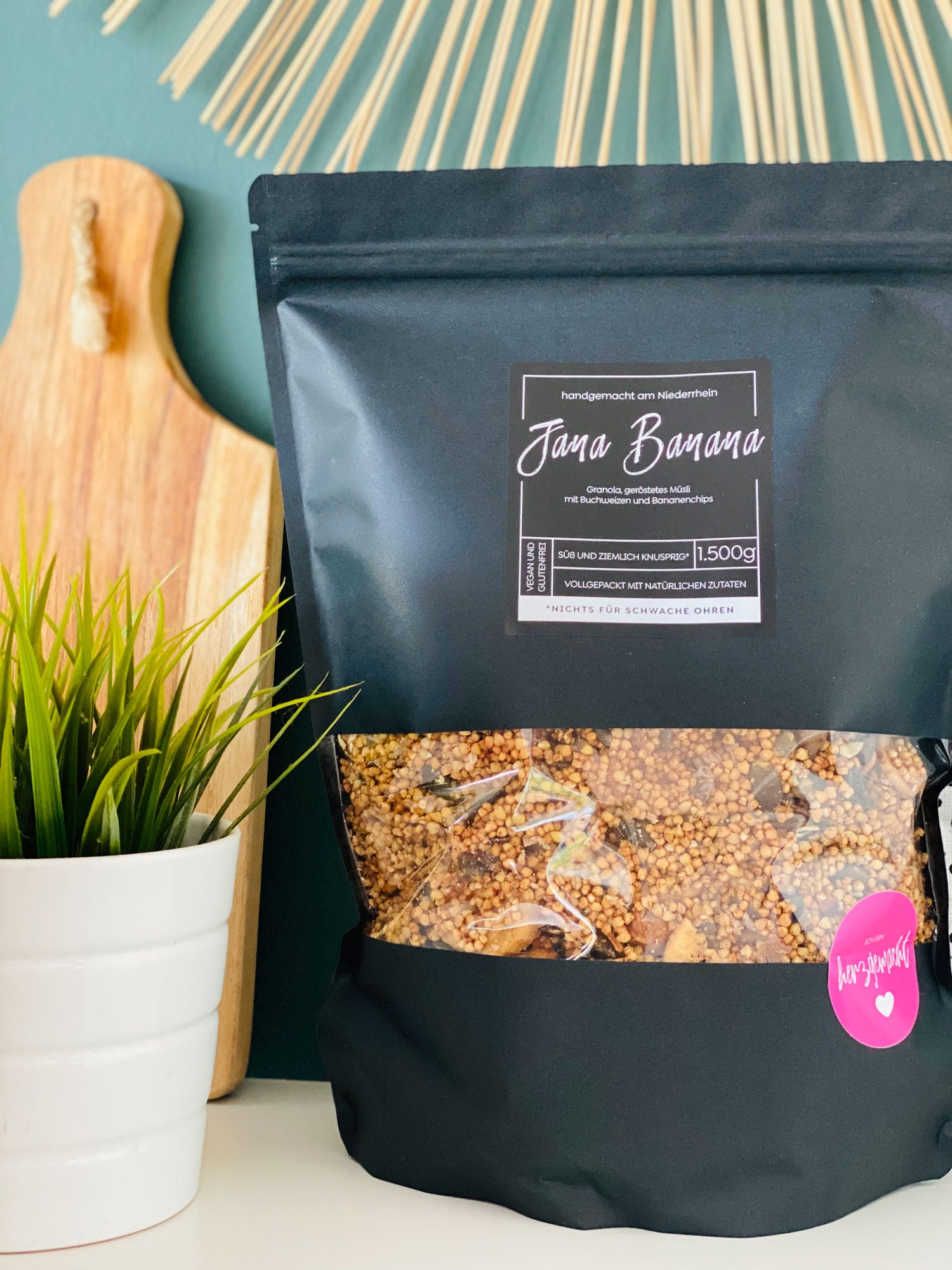 glutenfreies, veganes Granola ohne Industriezucker