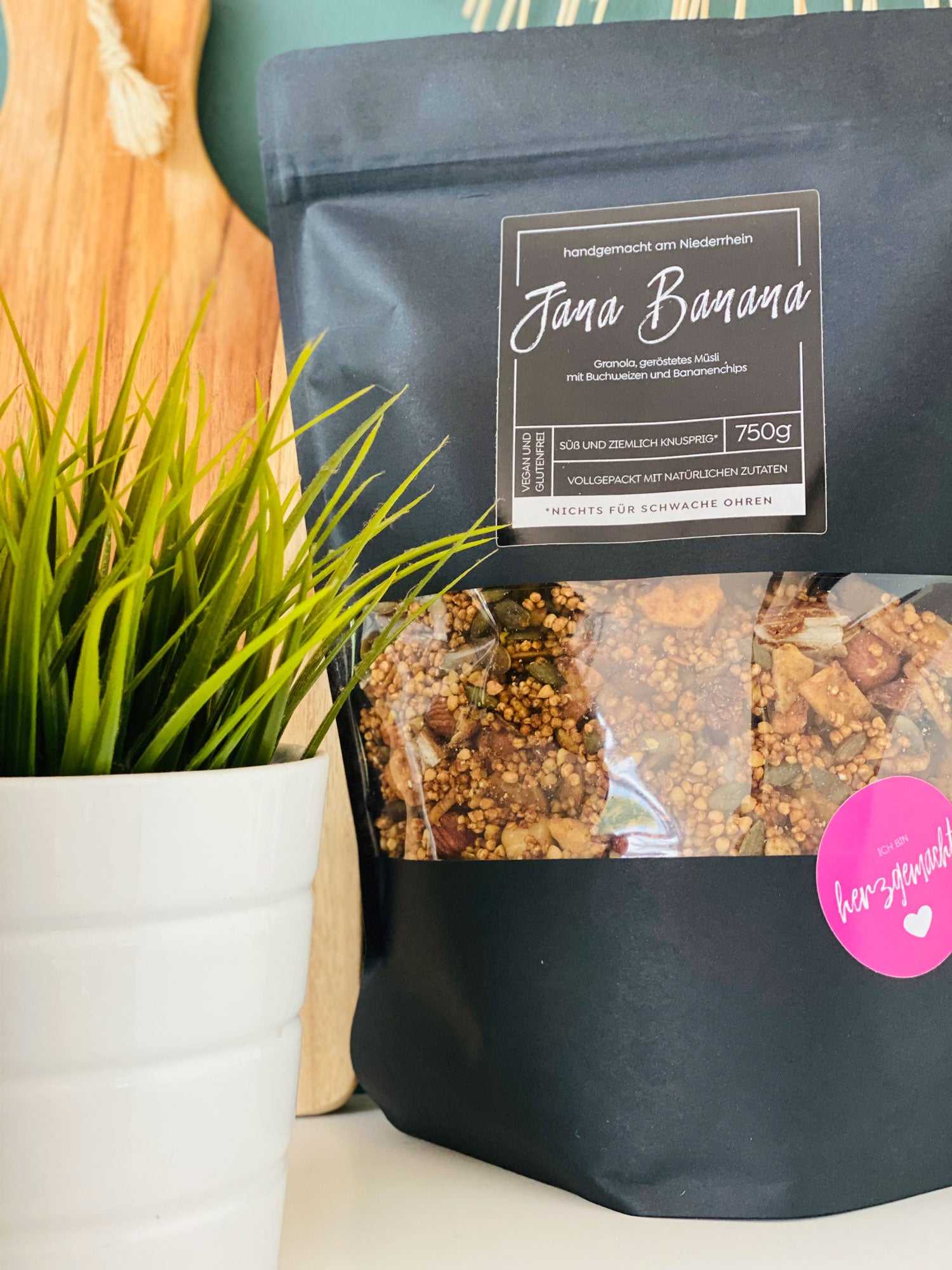 glutenfreies, veganes Granola ohne Industriezucker