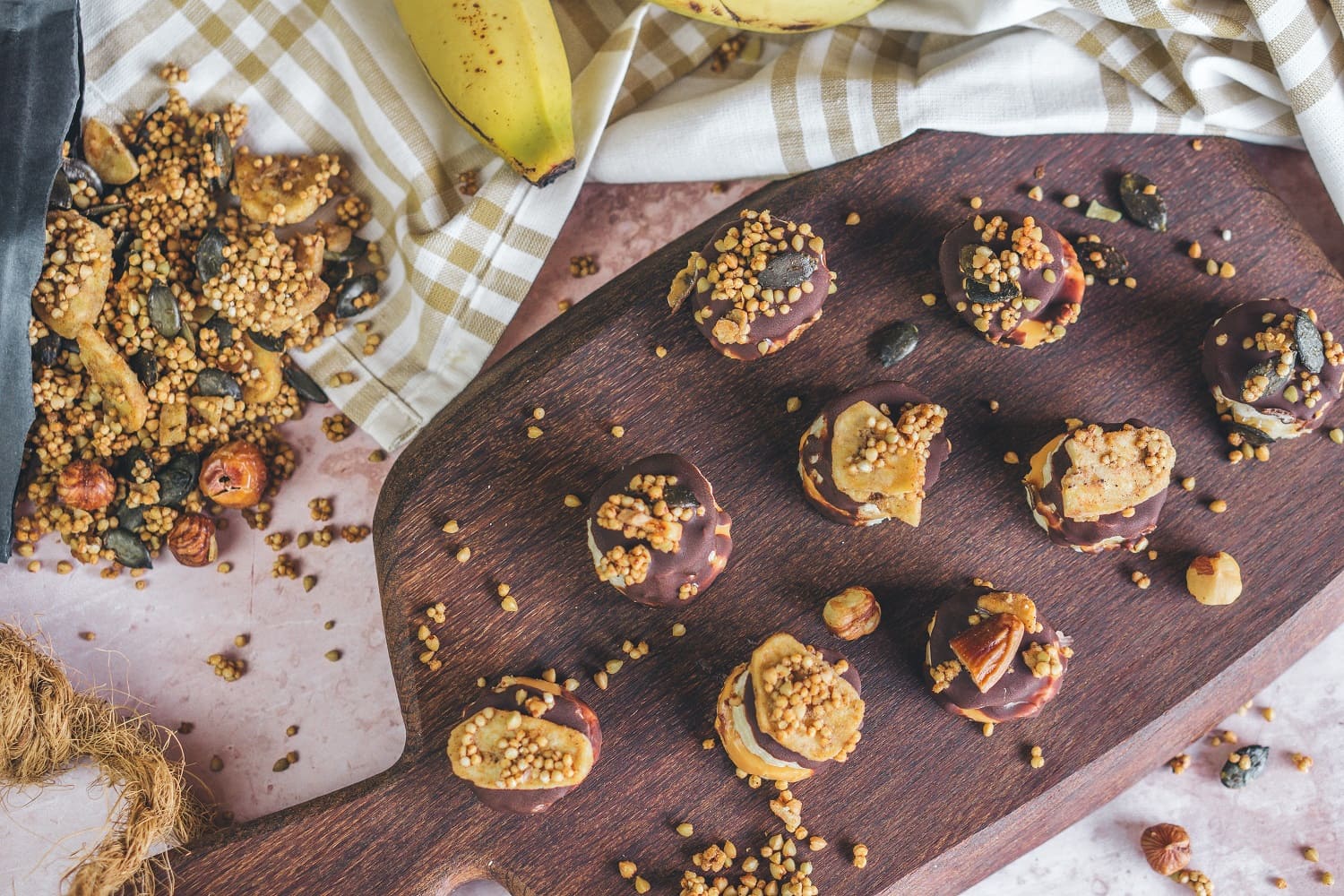 Banana Peanut Butter Snacks