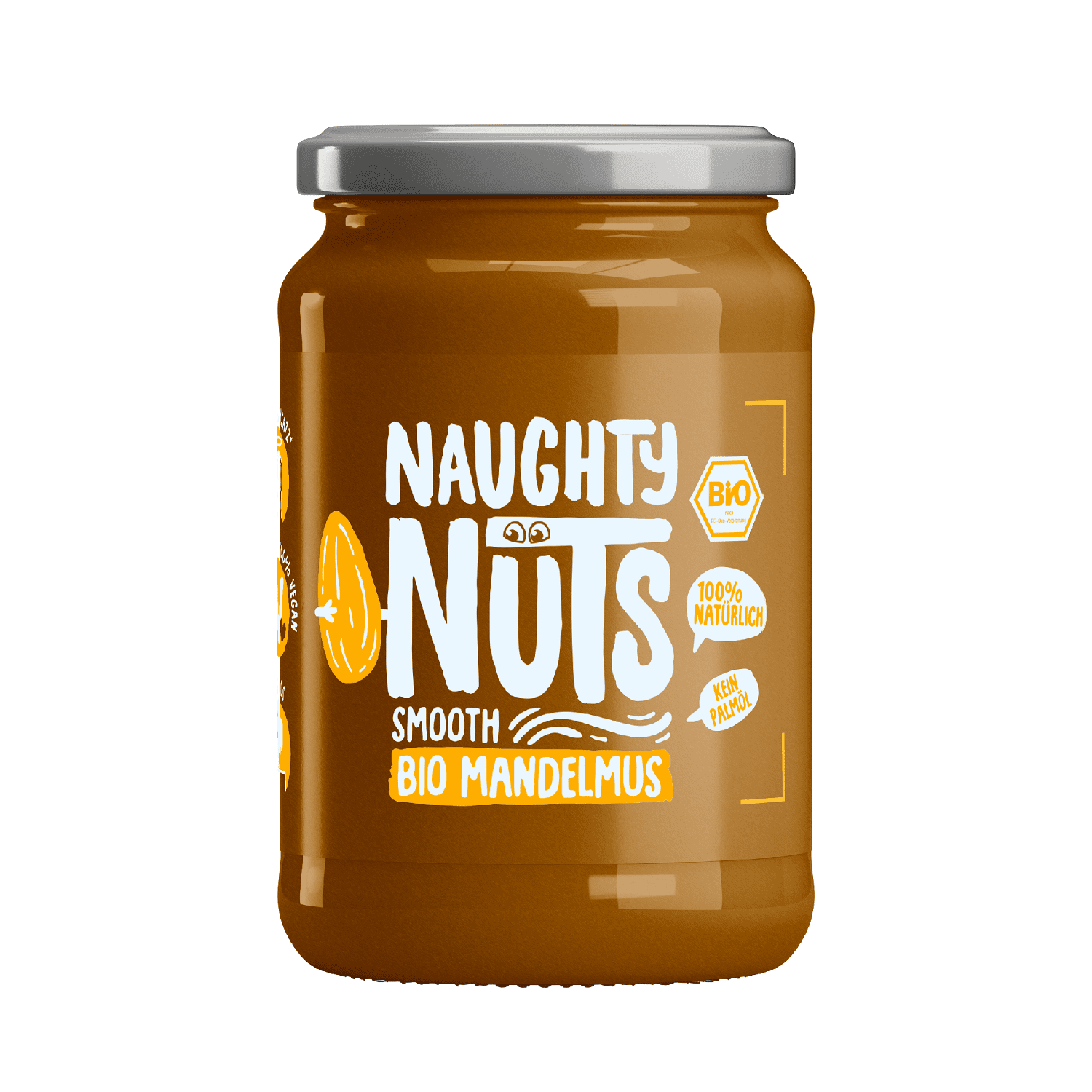 Naughty Nuts Bio Mandelmus Smooth 500g
