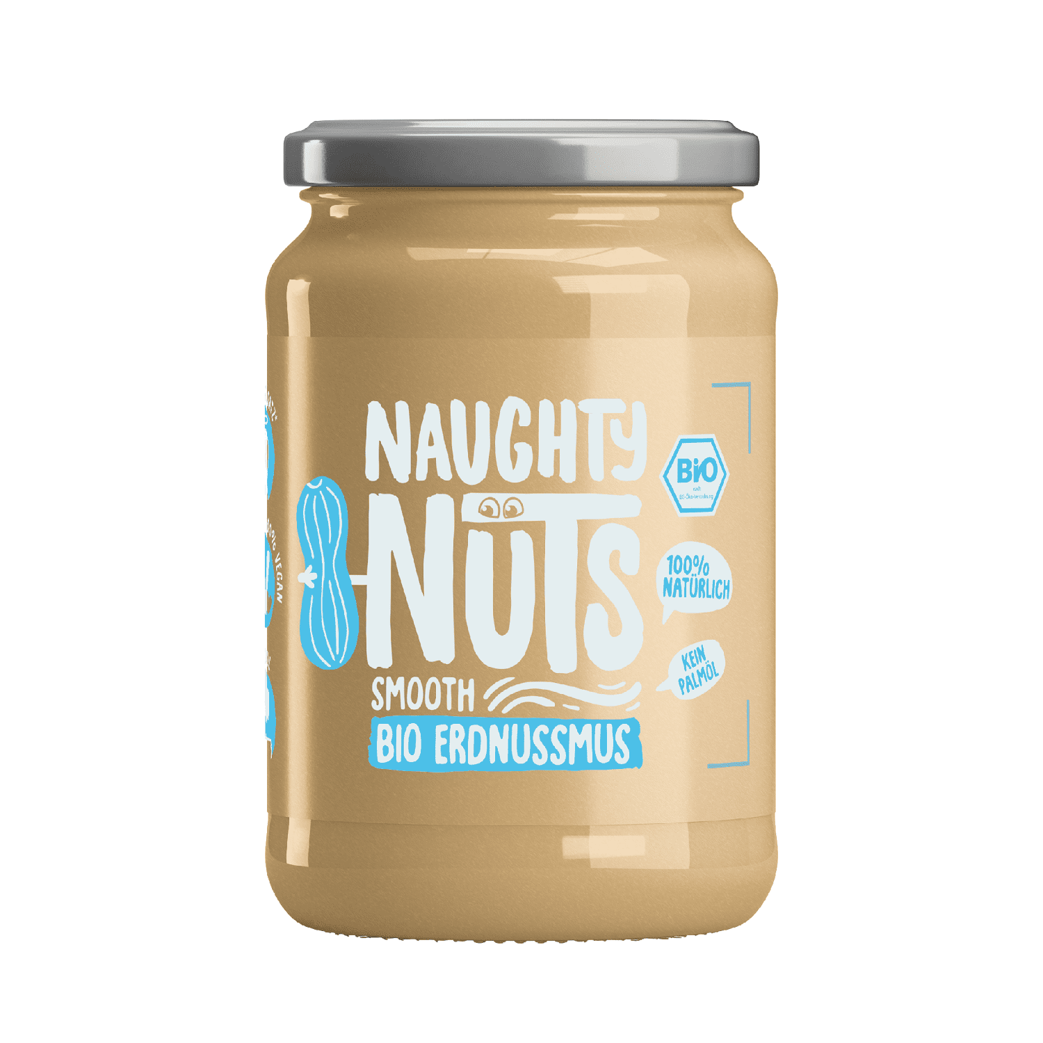 Naughty Nuts Bio Erdnussmus Smooth 500g