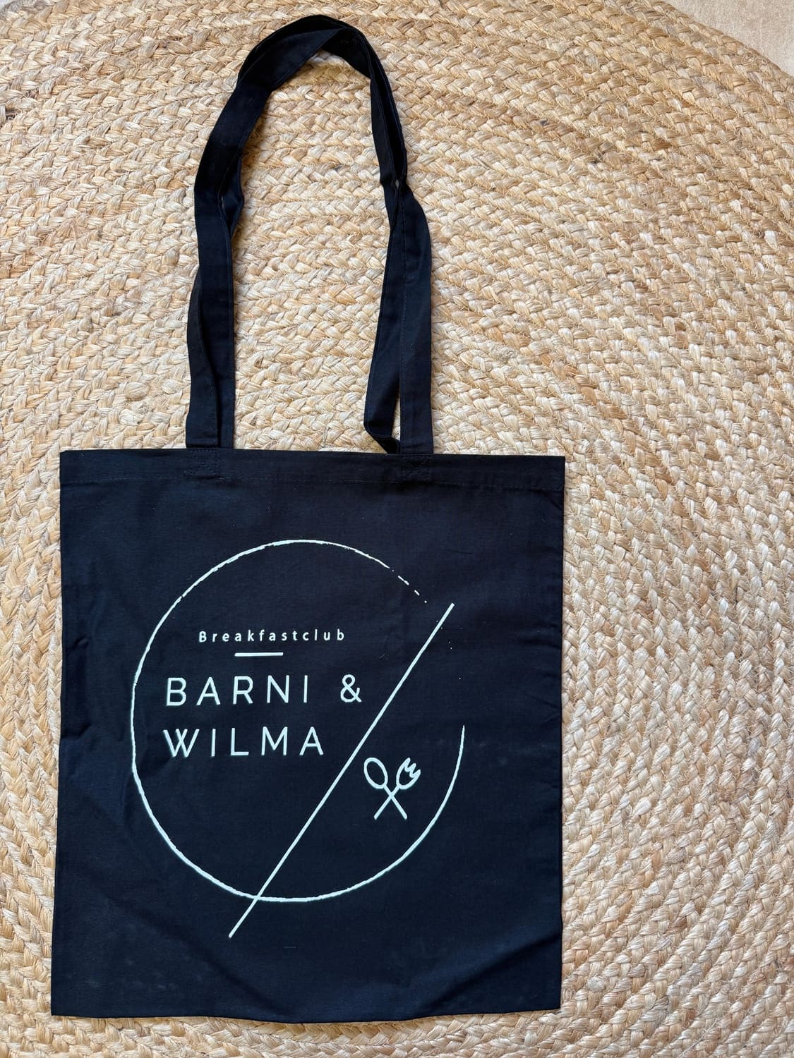 Baumwolltasche mit langen Henkeln