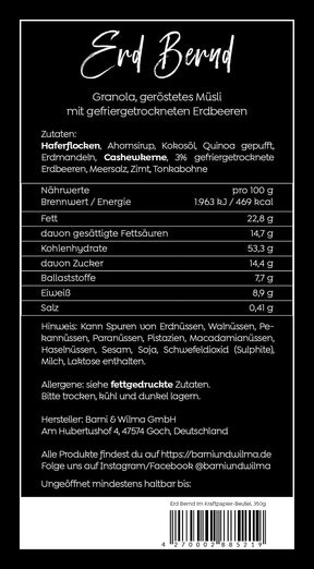 Erd Bernd Sommer-Granola, vegan
