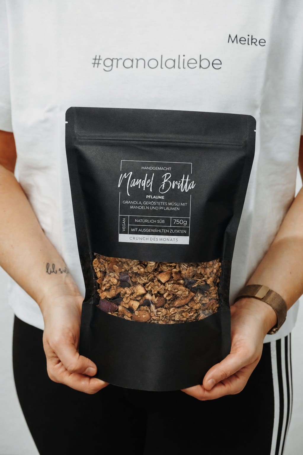 Crunch des Monats: Mandel Britta PFLAUME, vegan