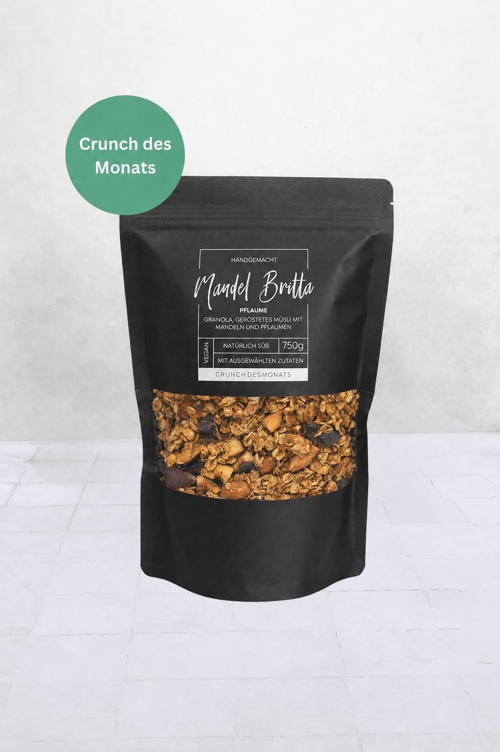 Crunch des Monats: Mandel Britta PFLAUME, vegan