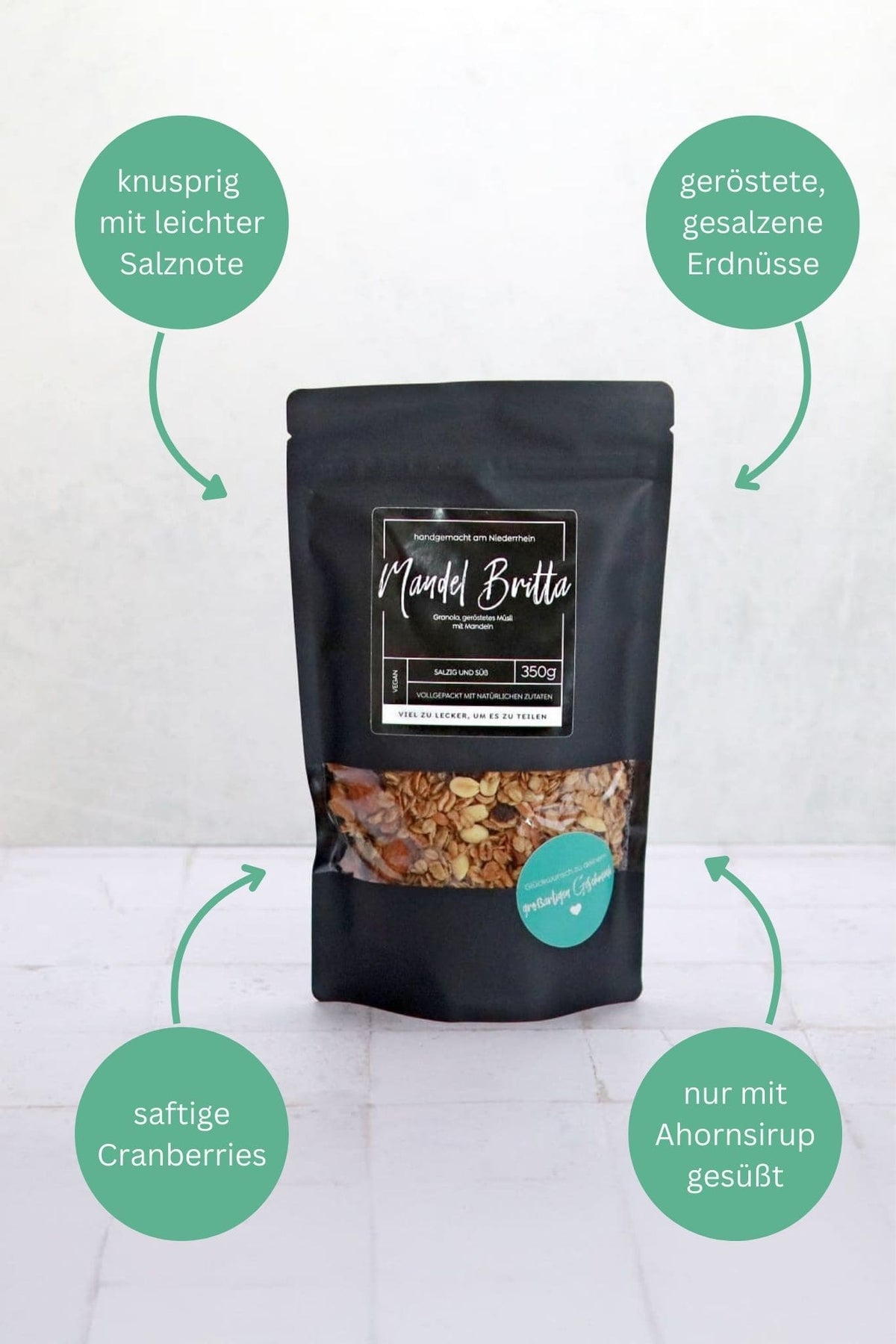 Mandel Britta Granola, vegan