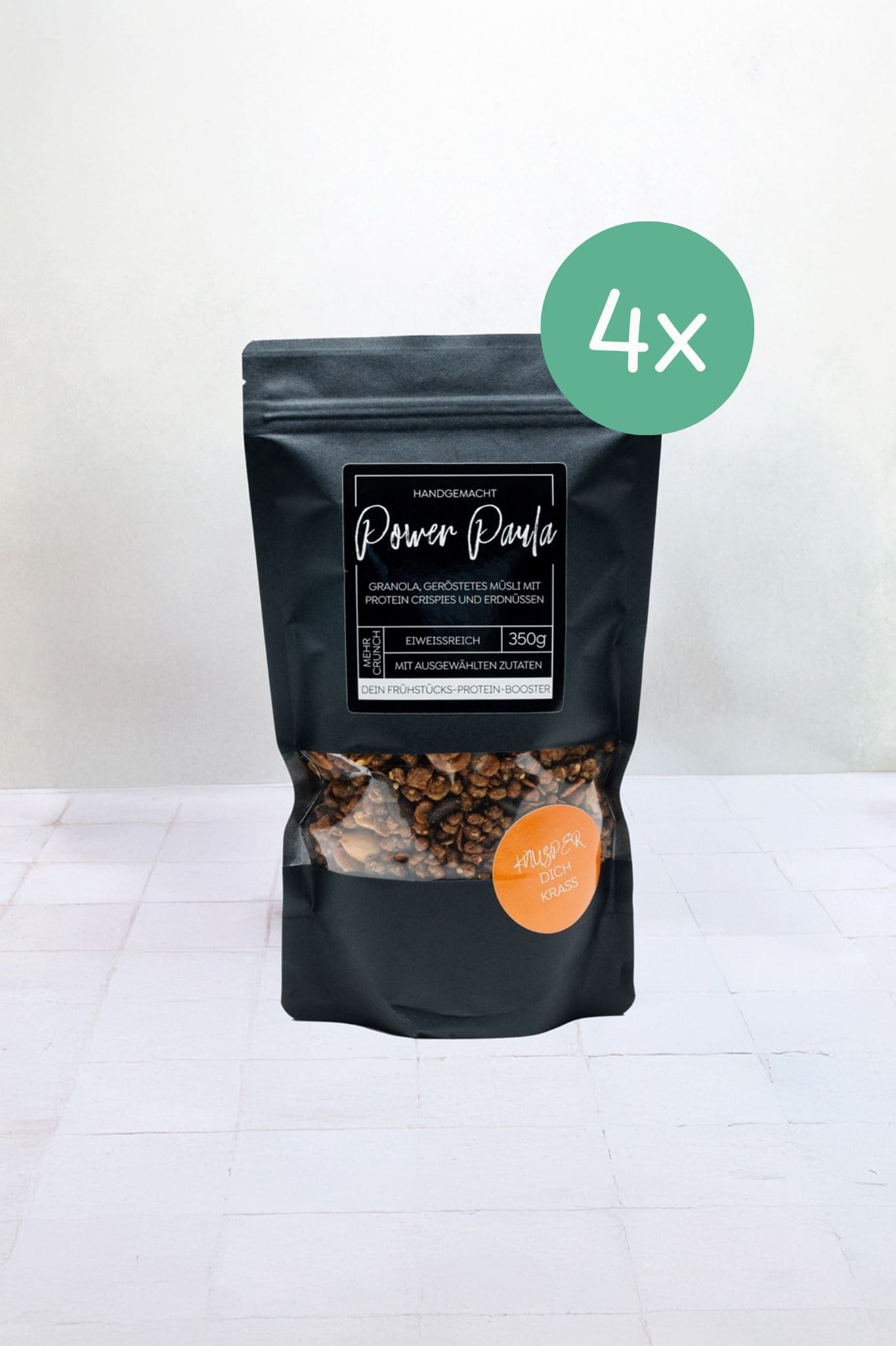 Power Paula, High-Protein Granola, vegan, weniger Zucker