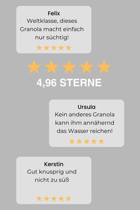 Power Paula, high-protein granola, vegan, less sugar